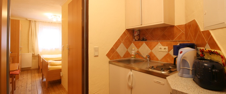 Beispiel Vorraum mit Kochnische - Appartement Typ A